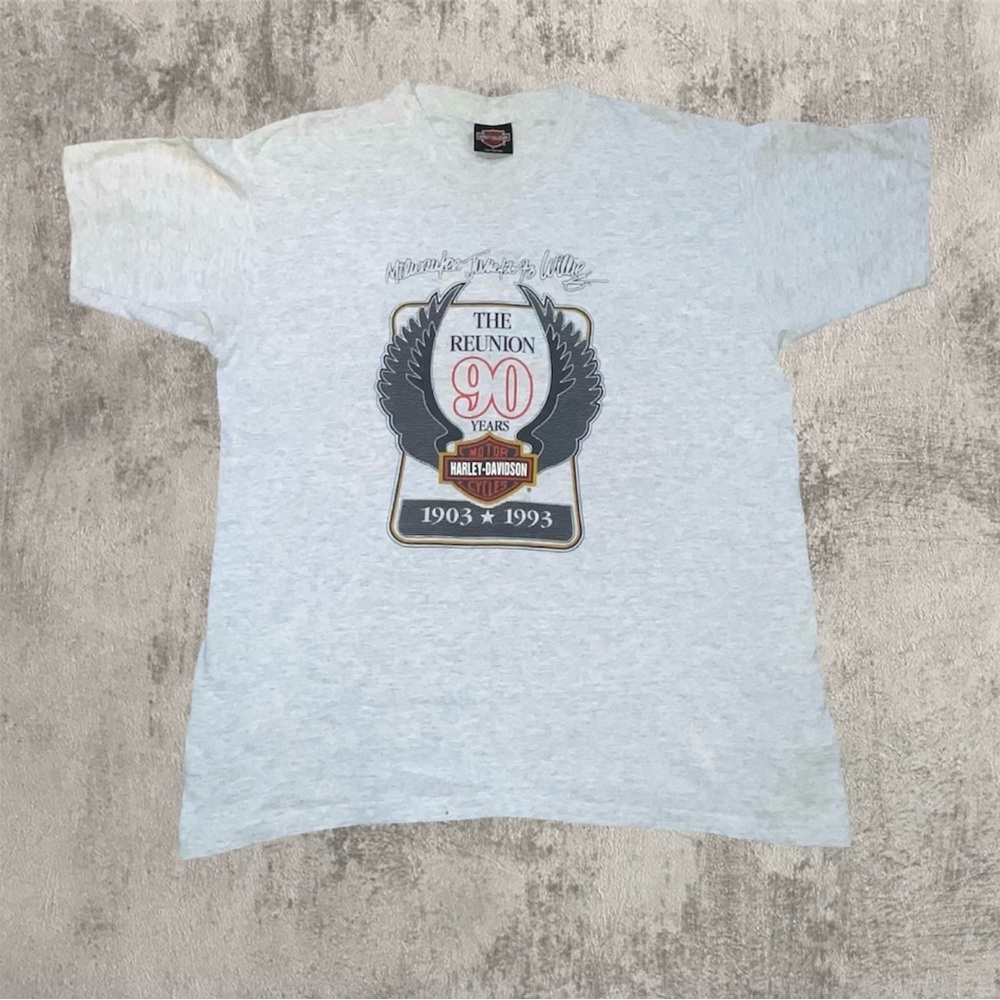 Harley Davidson 1993 90 year anniversary t shirt sz large